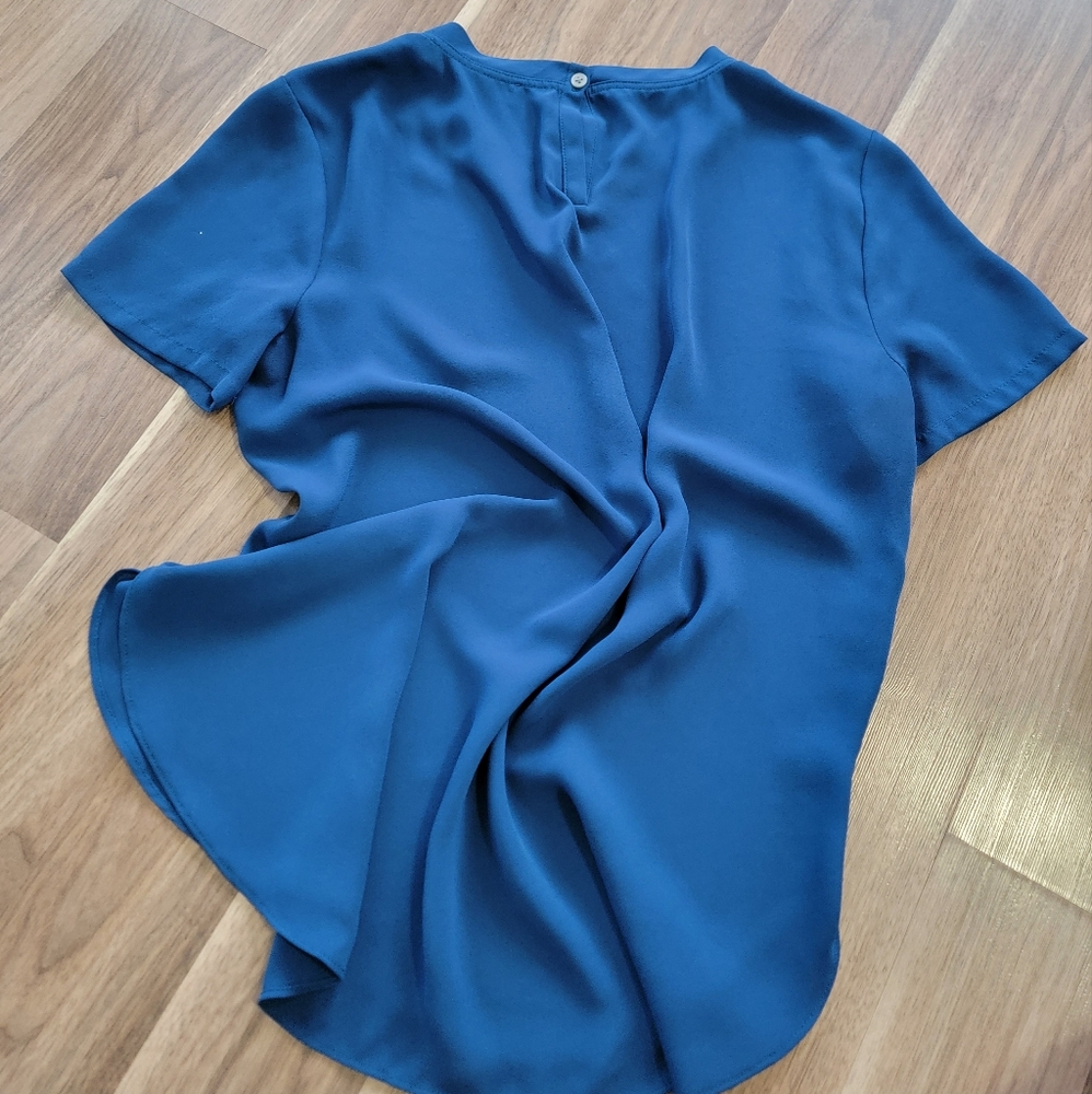 Loft royal blue blouse